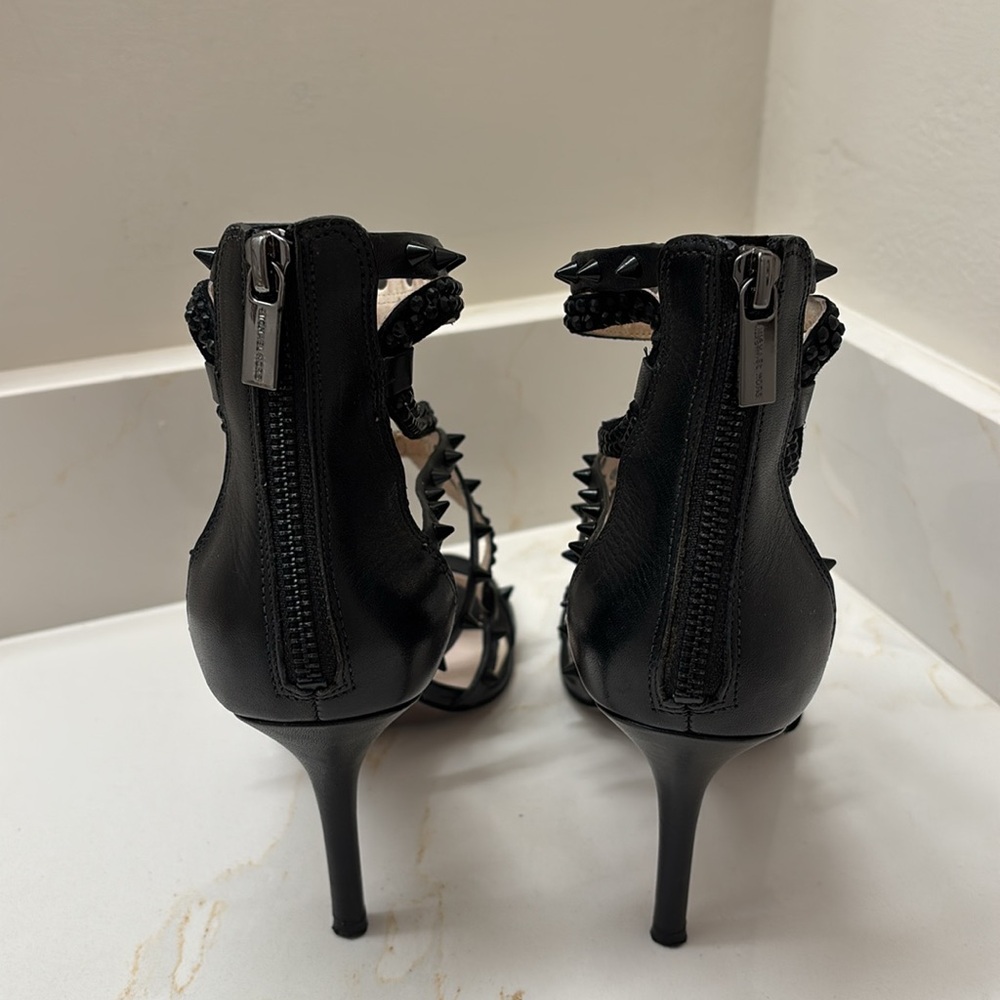 Michael Kors size 8 Larissa studs and jewels strappy heels. - Picture 3 of 7